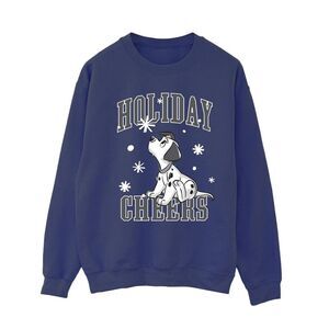 101 Dalmatians Womens/Ladies Holiday Cheer Sweatshirt / Navy Blue
